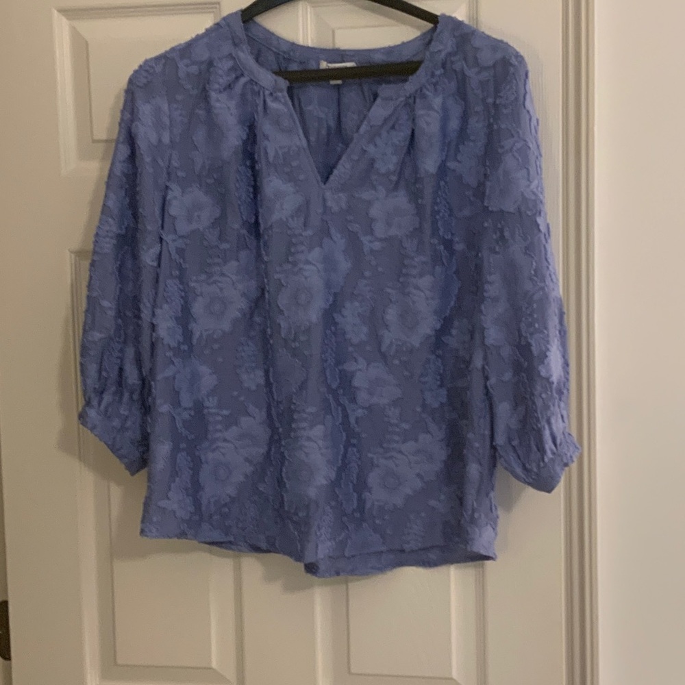 Chico's Lavender Floral Blouse